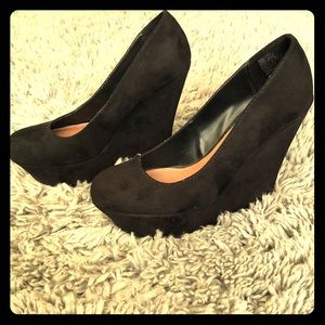 Candies wedged heels